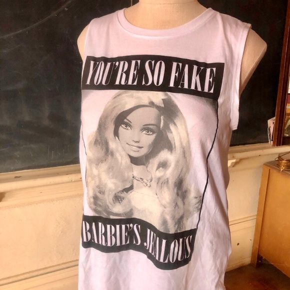 “You’re so fake Barbies Jealous” tank - Picture 2 of 5